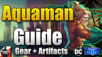 Aquaman Full Character Guide | DC Worlds Collide Legendary Tank (Build & Team Synergy)