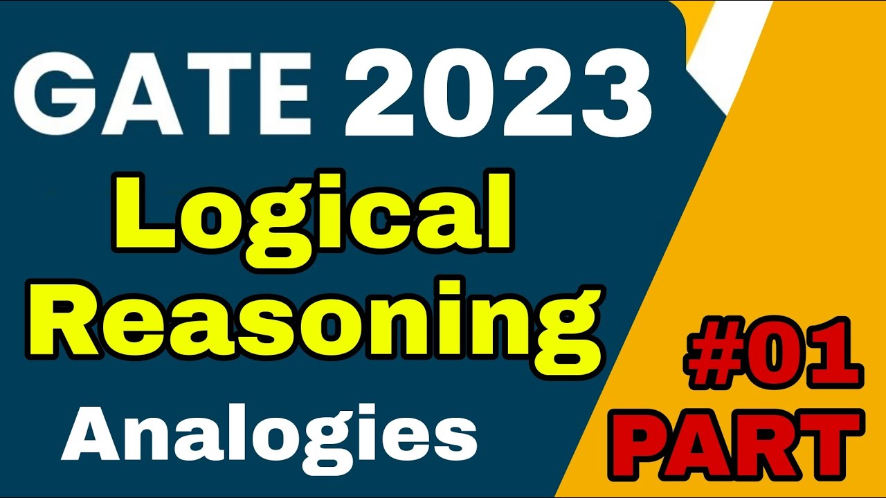 Logical Reasoning part 01| General Aptitude | CSIR NET , GATE , SET ...
