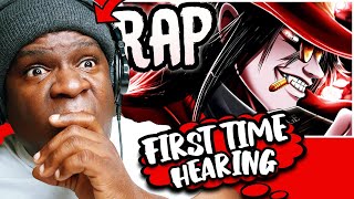 NON ANIME FAN REACTS To ALUCARD RAP | 'Blood' | RUSTAGE ft. TOPHAMHAT-KYO [HELLSING] REACTION