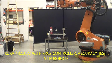 KR210 2 WITH KRC2 CONTROLLER ACCURACY TEST AT EUROBOTS