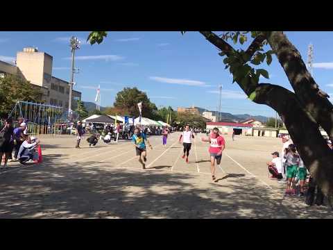 60m競争　地区民体育祭2018