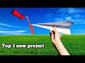 Top 3 new 3 projects / diy and  aeroplane/ LEDBulb and dcmotor project 😀/ D.k.m.experiment_video 