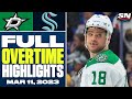 Dallas Stars vs. Seattle Kraken Overtime Highlights π