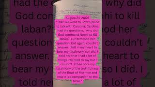 24 August 2006 - Book of Mormon is a companion to the Bible #ldsmissionary #mexico