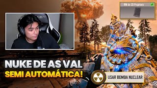 NUKANDO COM A AS VAL SEMI-AUTOMÁTICA NO COD MOBILE!