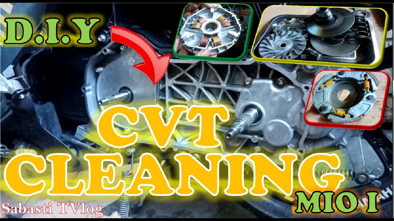 CVT CLEANING MAINTENANCE YAMAHA MIO I 125 YouTube