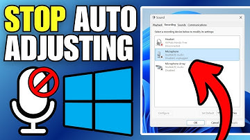 How To Stop Microphone Auto Adjusting Volume in Windows 11
