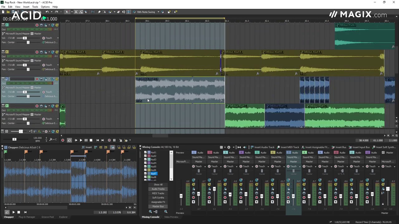 Acid Pro Features in Action - YouTube
