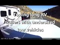 Towing large rv trailers