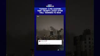 "Tuesday. 8 pm. Eastern Time": Trump's Latest Threat After "Hell" Warning To Iran