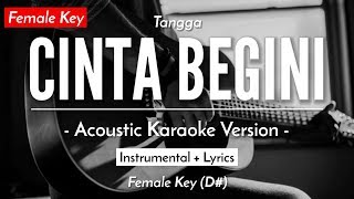 Cinta Begini (Karaoke Akustik) - Tangga (Female Key | HQ Audio)