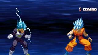 Mugen : SSGSS Goku vs SSGSS Vegeta