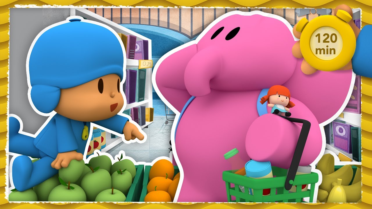 🍽 LET'S GO POCOYO! - O restaurante do Pocoyo  DESENHOS ANIMADOS de POCOYO  em PORTUGUÊS do BRASIL 