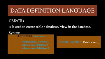 Structured Query language|| DDL_CREATE command ||   MALAYALAM || TUTORIALS