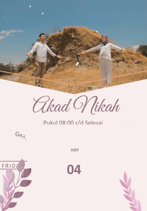 Undangan Pernikahan Digital Kode Elegant 006