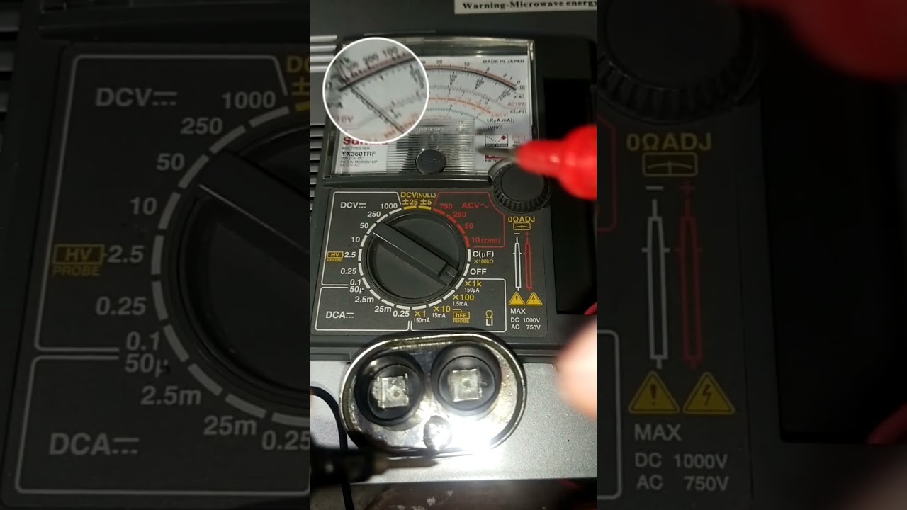 Как проверить конденсатор микроволновой печи 