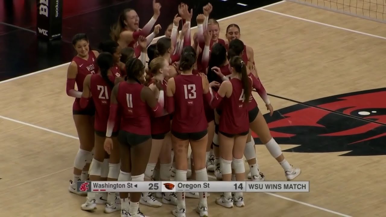 WSU Volleyball: Highlights at Oregon State | 11/2/25