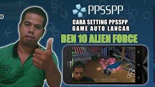 CARA SETTING GAME PPSSPP BEN 10 ALIEN FORCE screenshot 2