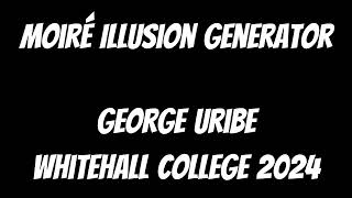 Assembly instructions Moiré Illusion Generator