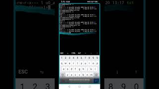 9_1 changing access permission for user, group and others in Linux OS environment in Android Phone