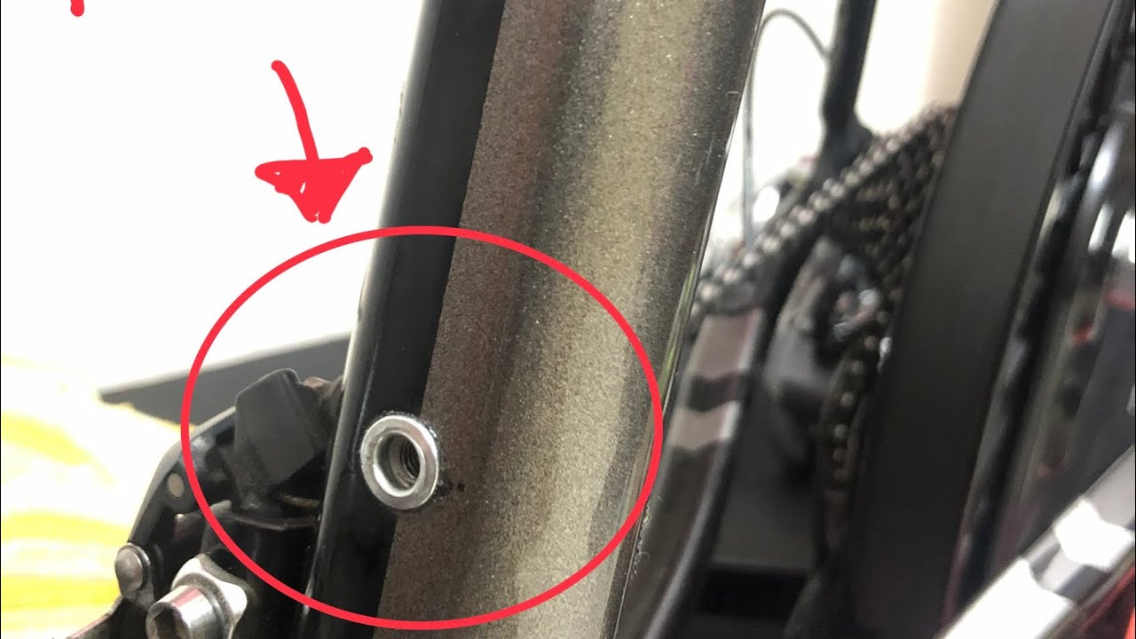 Repair rivnut bottle cage basikal YouTube