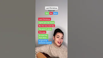 last christmas - wham! 🎤 #karaoke #duet #lastchristmas #singer