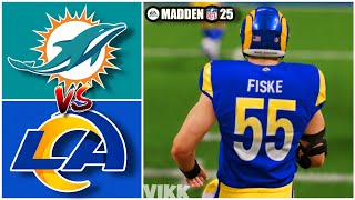 Dolphins vs Rams Week 10 Simulation (Madden 25 Rosters)
