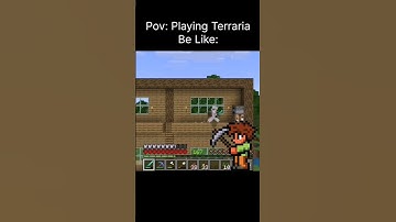 Playing Terraria #shorts #viralshorts #minecraft #memes #minecraftmemes
