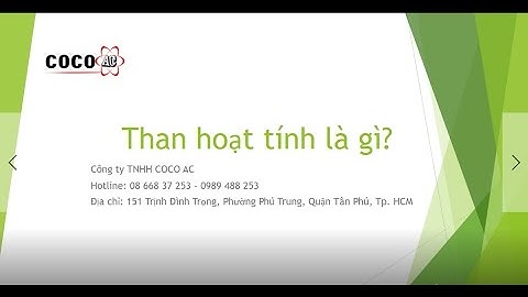 Than hoạt tính là gì
