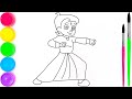 Chhota Bheem Coloring Page | Full Length Drawing and Coloring Video for Kids