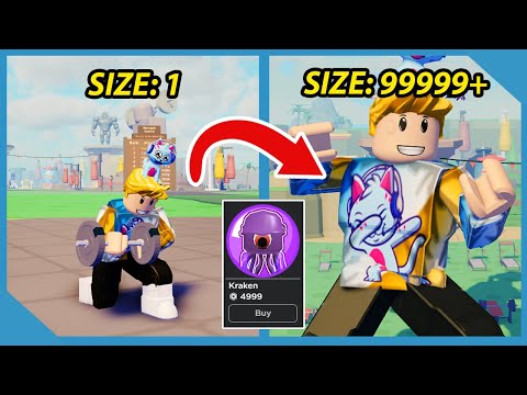 How I Became The Biggest Player Ever In Roblox Gym Simulator Youtube - becoming the buffest roblox player ever youtube