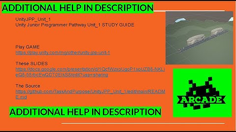 Unity Junior Programmer Unit One Tutorial