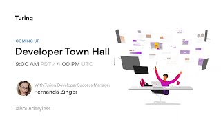 How to Build a Strong Profile For The Best Remote U.S. Jobs | Turing.com Developer Town Hall #10 screenshot 1