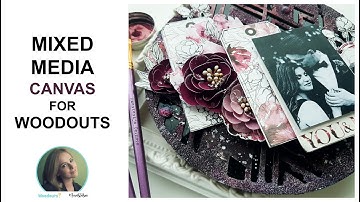 Mixed media canvas for Woodouts