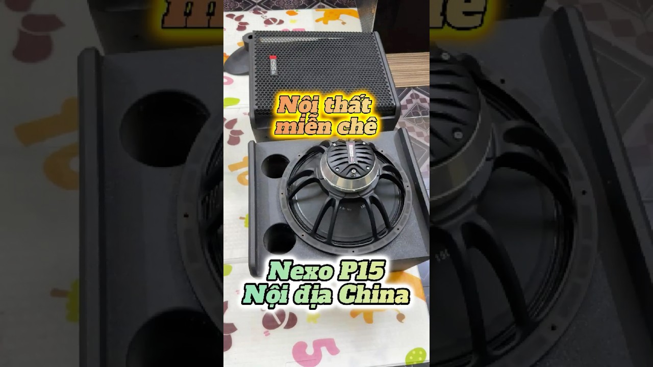 Nội thất đồng Trục Nexo P15 China, Rất Đáng Tiền, Củ Loa Đồng Trục Flagship B&C Ý