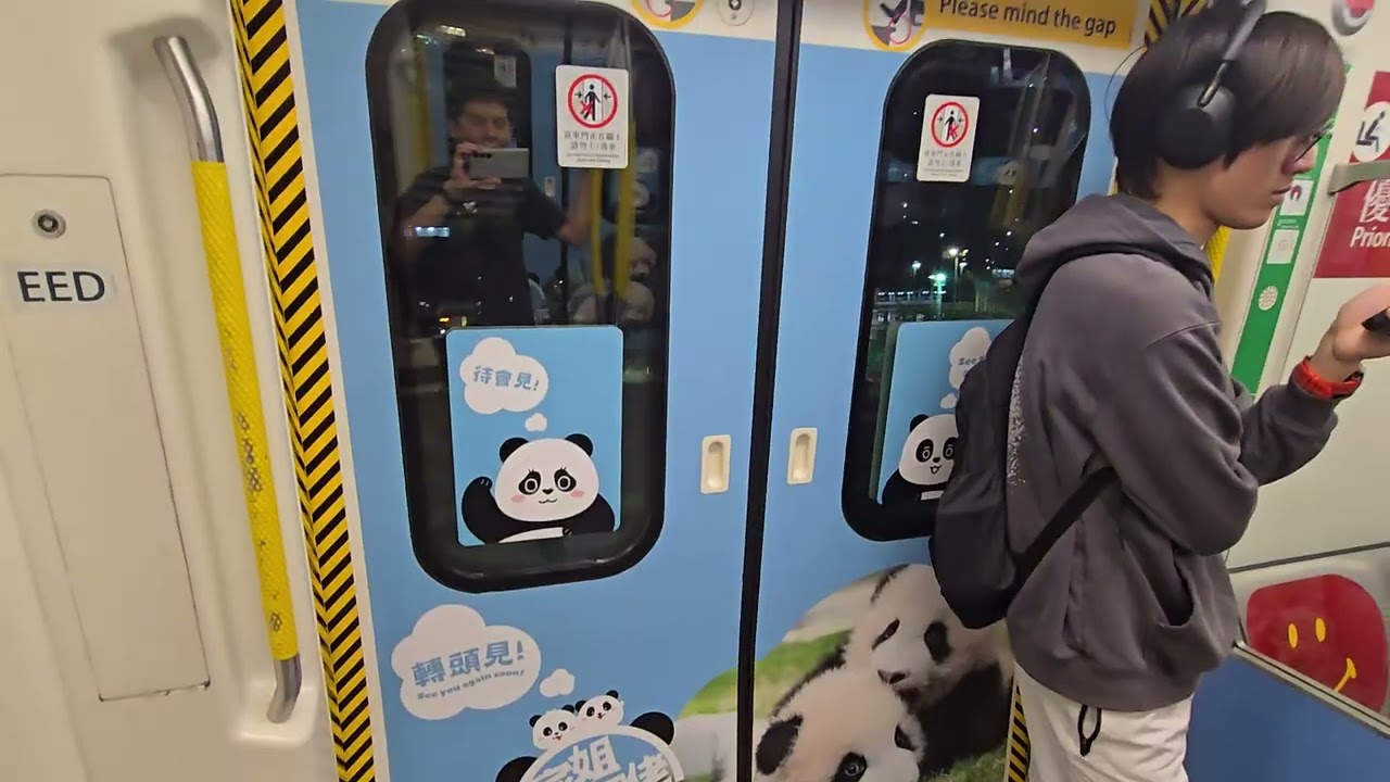 [熊貓主題列車] 南港島線 SIL S-Train A505/A506 海怡半島🔄金鐘