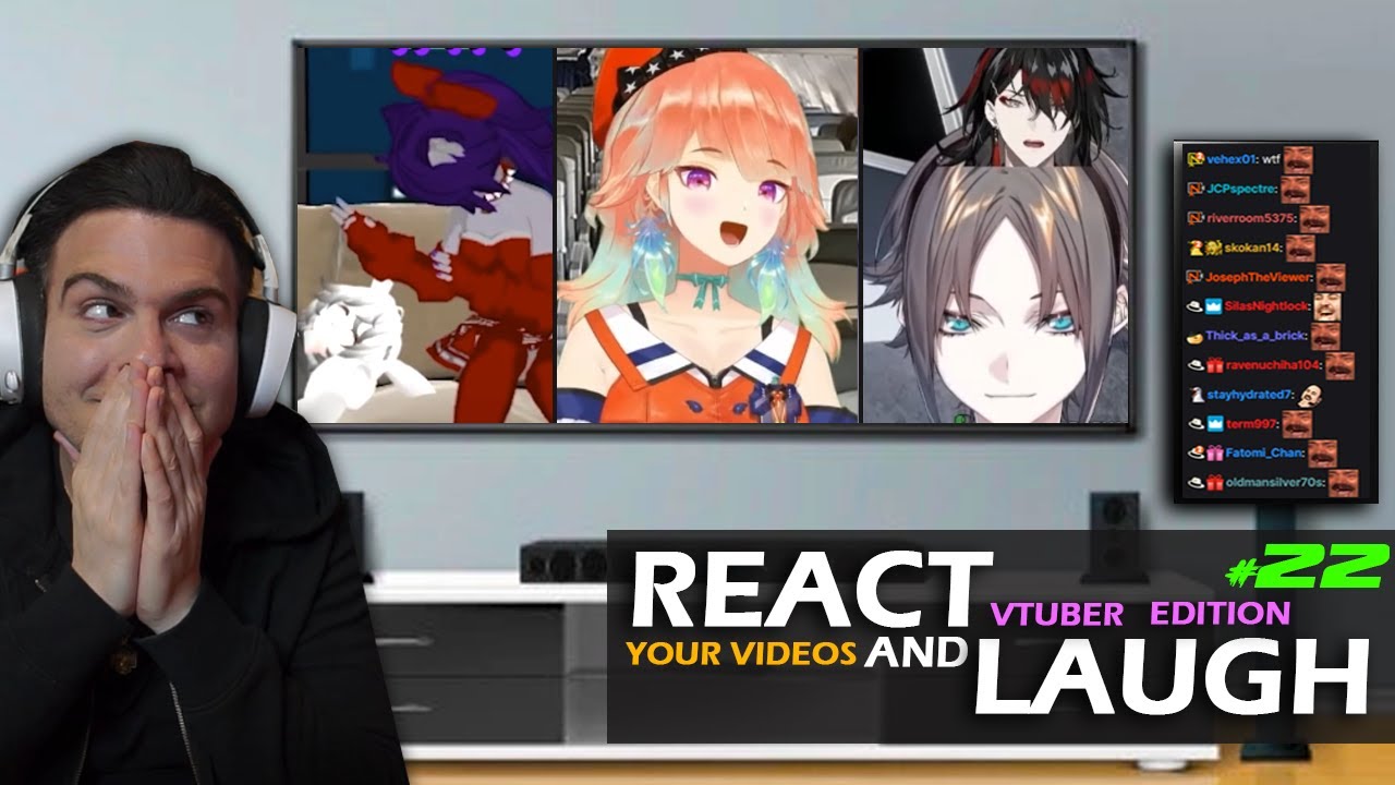 Reacting and Laughing to VTUBER clips YOU sent #22