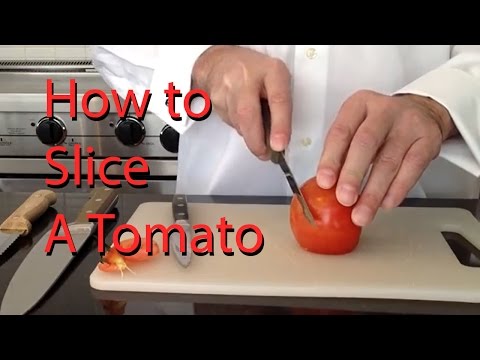 How to slice a tomato the fast way