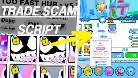 TRADE SCAM SCRIPT - Pet Sim X 🌴Summer update | PSX TRADE SCAM SCRIPT FOR FREE | WORKING 100%