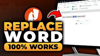 How To Replace Word in Nitro PDF (𝟮𝟬𝟮𝟲) | 100% WORKS | NO Yapping, To The Point! | FAST & EASY