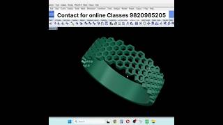 Honeycomb Ring || #jewellery #designer #animation #cadsoftware #cadprogram #cadtutorial #3dprinting