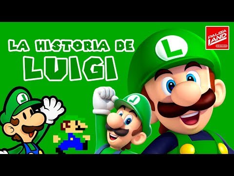 Historia de Luigi - Personajes Super Mario Bros. | Paliza Land TV