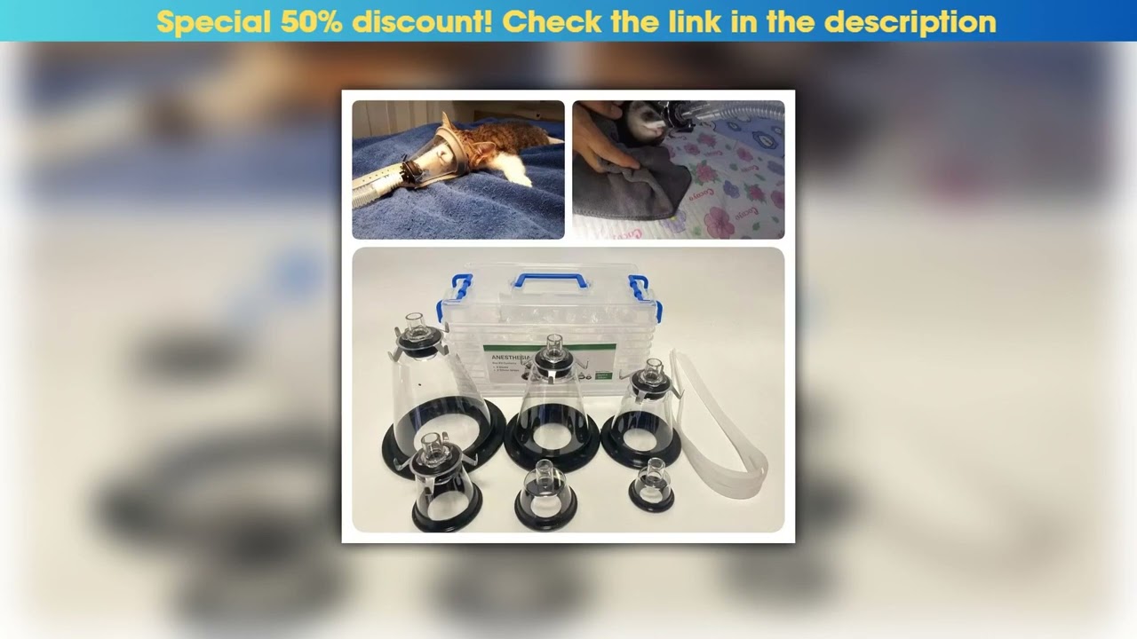 Limited Nebulized oxygen mask for pet, animal respiratory mask for cat and dog•••••••••••••••••••••