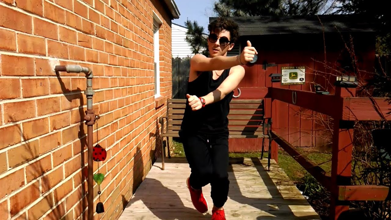 White Boy Dancing to Flick of the Wrist