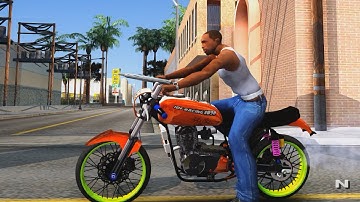 Honda CG 125 Roadrace - GTA San Andreas 1440p / 2,7K _REVIEW