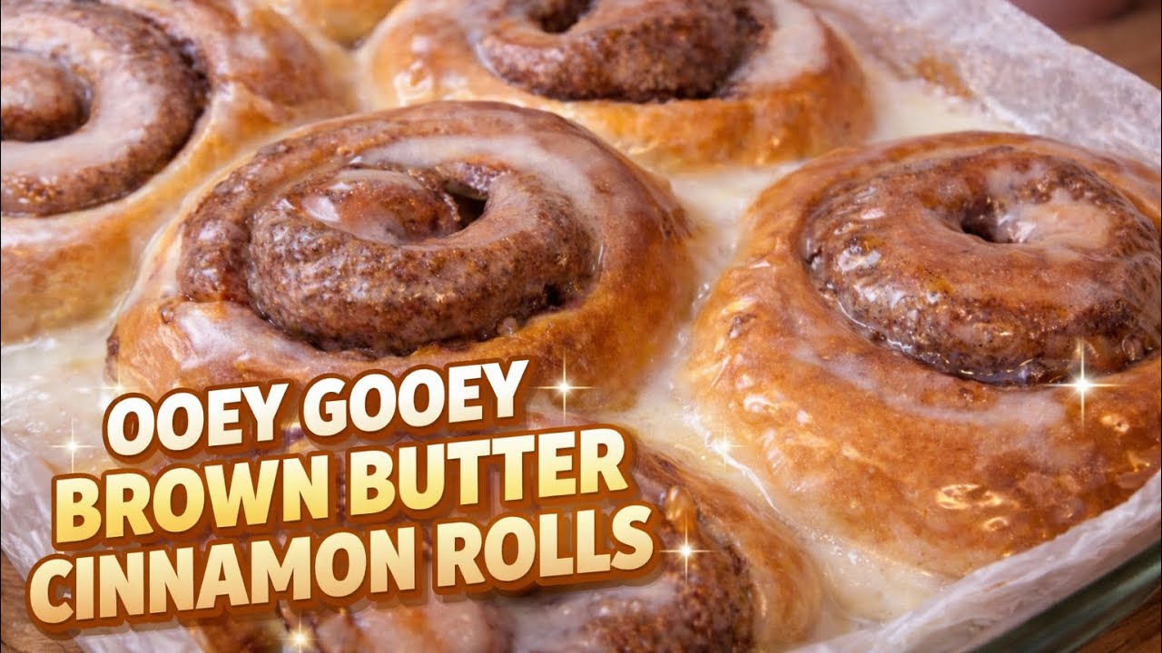 These Brown Butter cinnamon rolls should be illegal￼😮‍💨