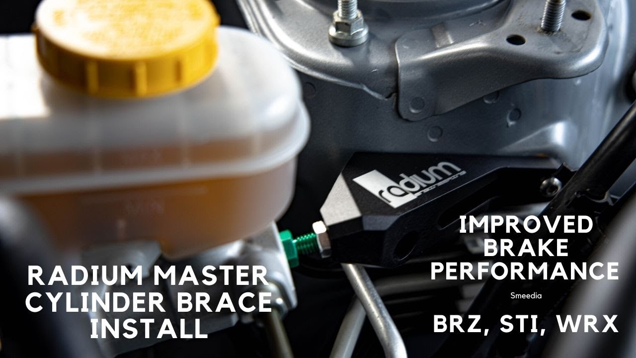 Radium Engineering Master Cylinder Brace Black 2002-2007 WRX / 2004-2007 STI / 2003-2008 Forester