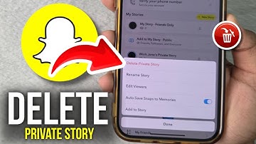 How to Delete Private Story on Snapchat - 2025