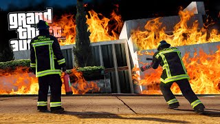 FIREFIGHTERS IN COUPLES! - GTA 5 LSPDFR POLICE ITA 👮‍♀️ screenshot 1