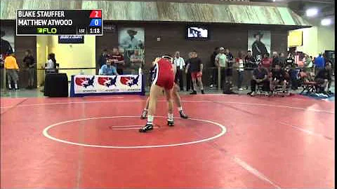 86 kg CR2 - Blake Stauffer (Arizona State) vs Matt...